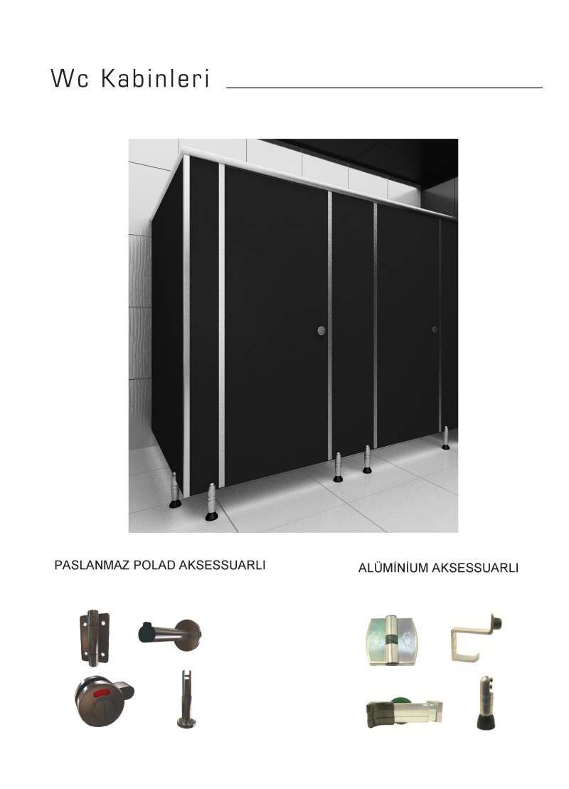 WC Kubikal Tualet Kabinləri